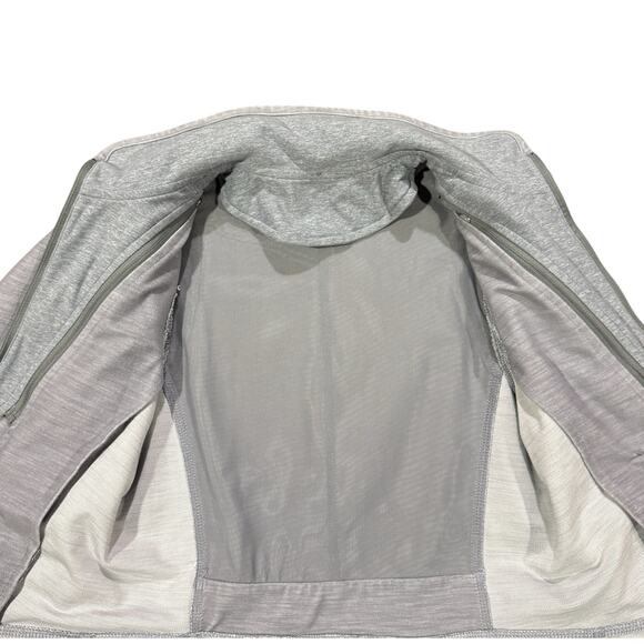 Lululemon Ride On Blazer Jacket Women's Size 6 Fossil Gray Zip Moto Casual - Picture 16 of 16